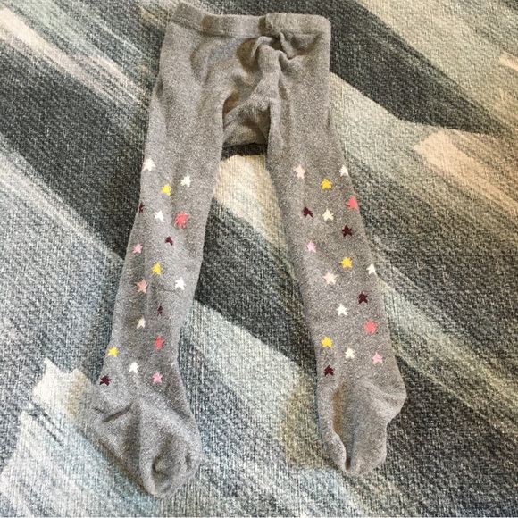 Oshkosh 2-4 year gray star tights - Picture 1 of 2
